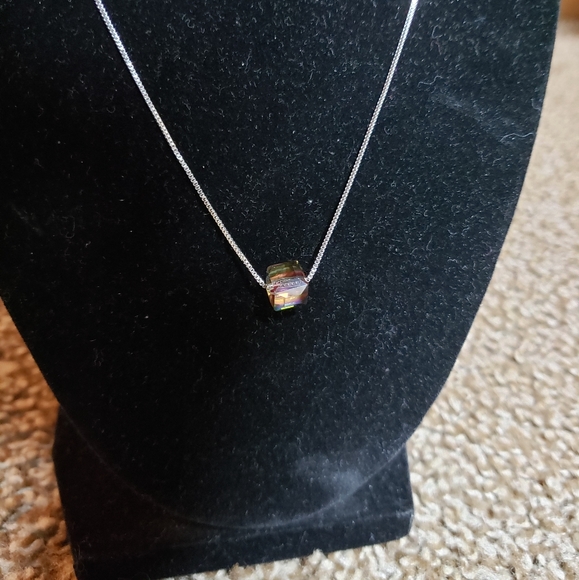 🌈Square Block, color changing, necklace - Picture 5 of 9